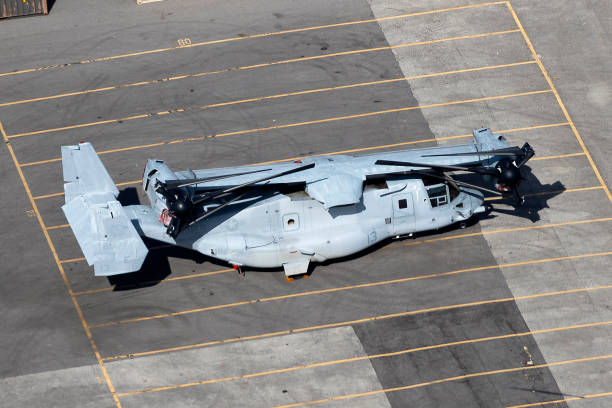 벨 보잉 v-22 오스프리 - helicopter boeing marines military 뉴스 사진 이미지