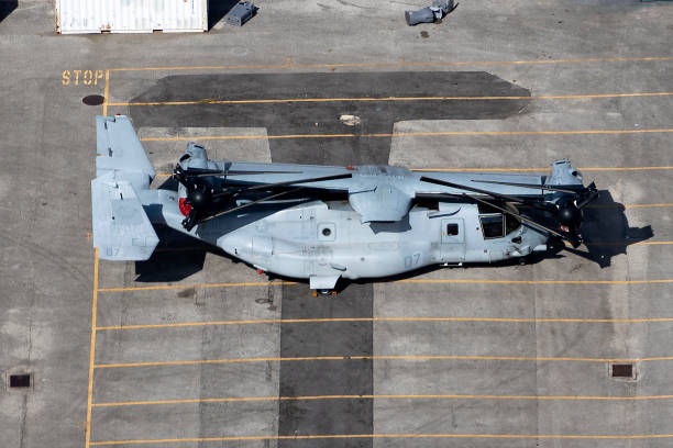 bell boeing v-22 osprey - helicopter boeing marines military zdjęcia i obrazy z banku zdjęć