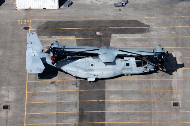 bell boeing v-22 osprey - helicopter boeing marines military - fotografias e filmes do acervo