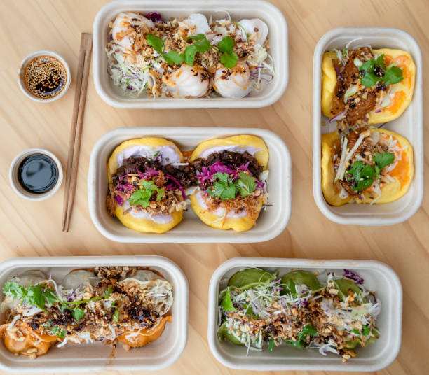 istock Asian Food in take out boxes. 1269774417