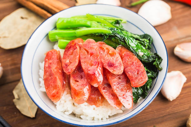istock Fried rice with sausage chinese food 1269776981