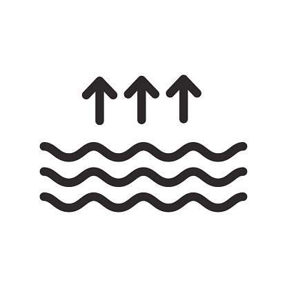 water evaporates icon vector design illustration