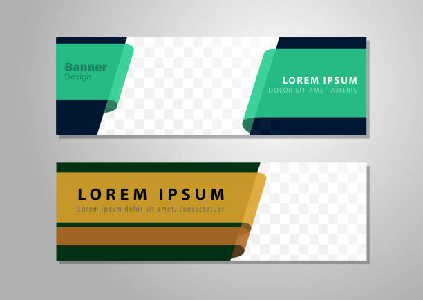 corporate banner rectangular banner copy space template design selling designs stock illustrations