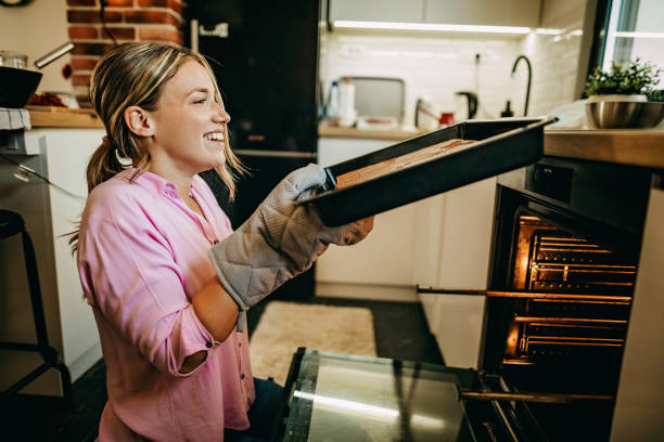 istock Women preparing cake with her child 1269779831