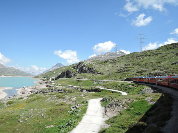 istock World heritage express train Bernina Express in Switzerland 1269788278