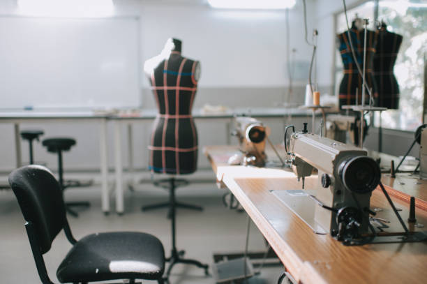 istock fashion design college classroom workshop with sewing machine 1269796814