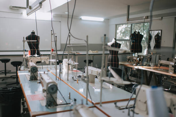 istock fashion design college classroom workshop with sewing machine 1269796827