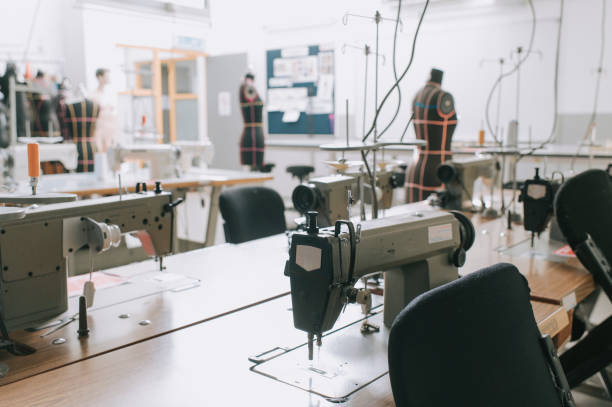 istock fashion design college classroom workshop with sewing machine 1269796846