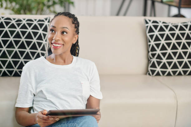 istock Pretty young African-American woman 1269798947