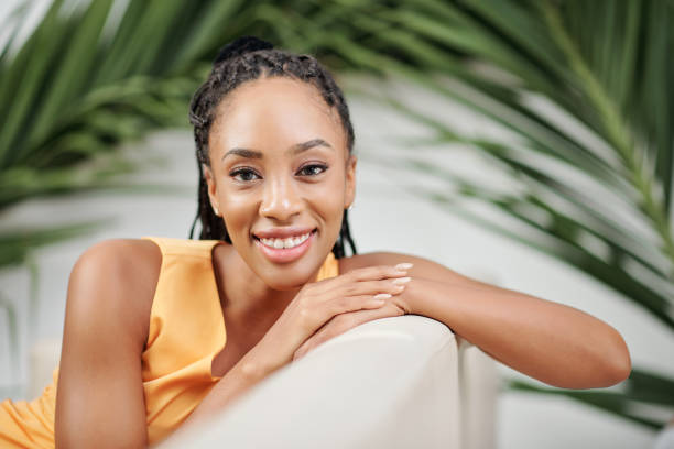 istock Pretty smiling Black woman 1269798997