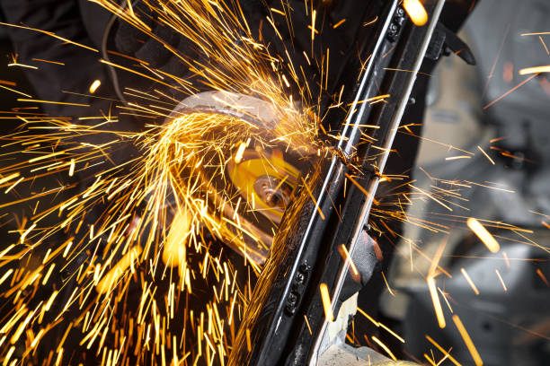 istock Close-up on the sides fly bright sparks 1269800393