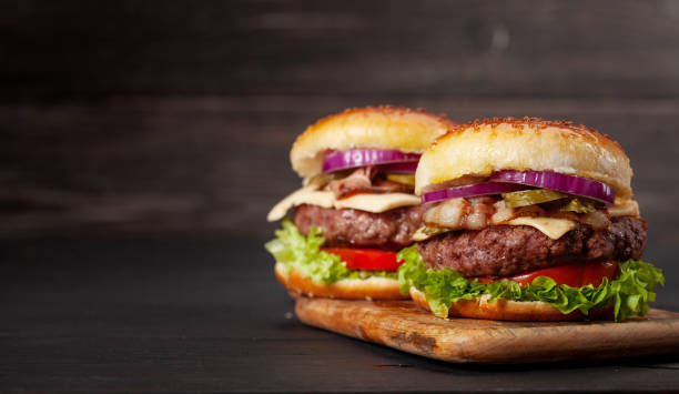 istock Homemade tasty beef burger 1269806313