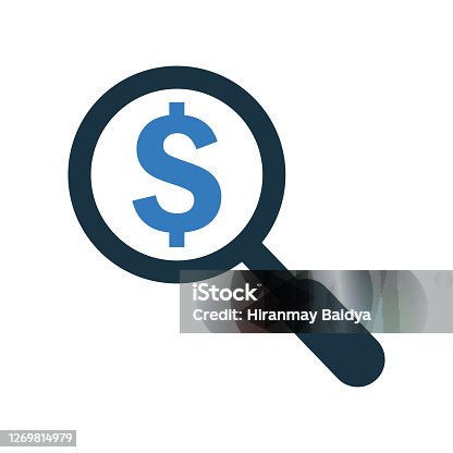 istock Browse, find, search icon. Editable vector isolated on a white background 1269814979