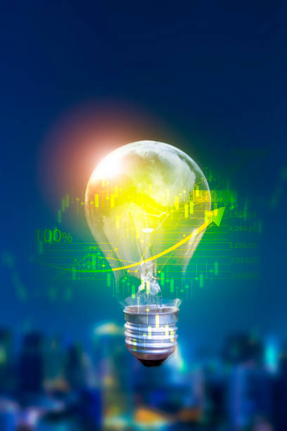 Energy saving and financial concepts With cutting-edge technology and creativity