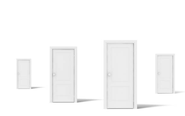 istock Decision choice opportunity door entrance 1269819784