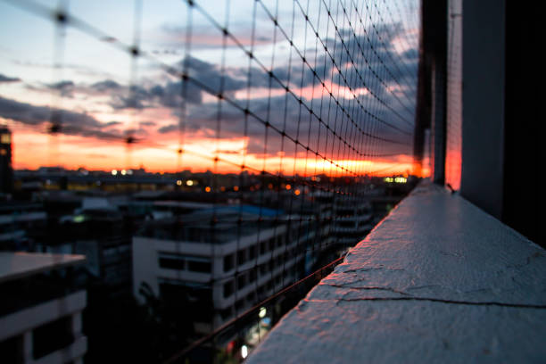 istock Urban view on Balcony in the Twilight 1269823784