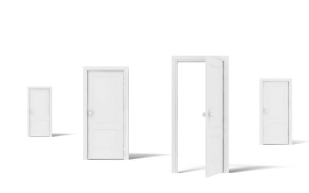 istock Decision choice opportunity door entrance 1269825435