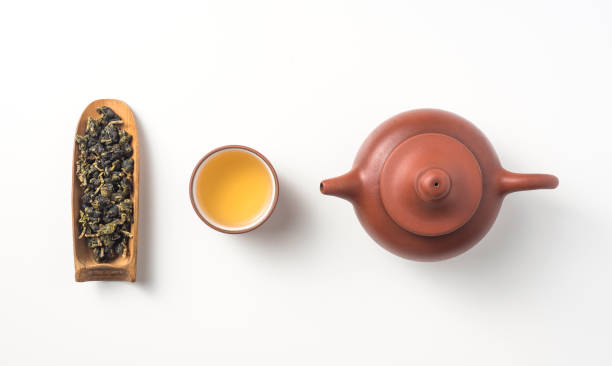 istock fresh taiwan oolong tea and teapot 1269827873