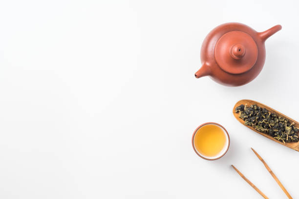 istock fresh taiwan oolong tea and teapot 1269828238