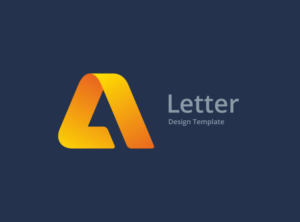 Letter A icon Letter A icon letter a stock illustrations