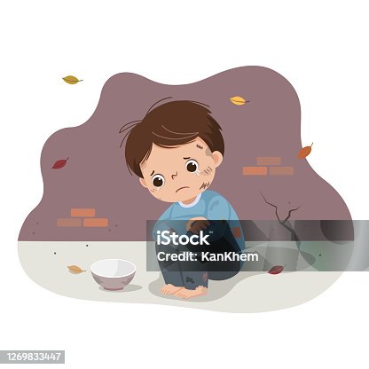 583 Sad Hungry Child Illustrations & Clip Art - iStock | Hunger