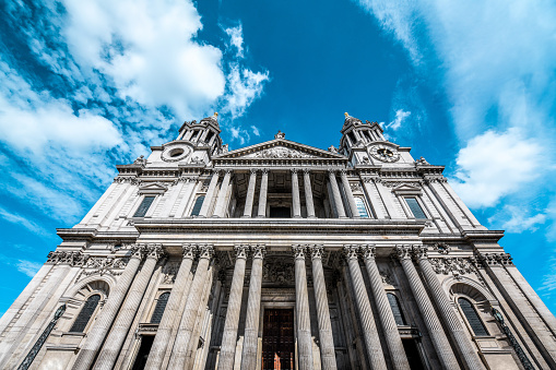 Mighty St. Paul's Cathedral In London, UK