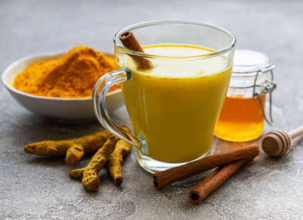 istock Golden turmeric milk 1269840009