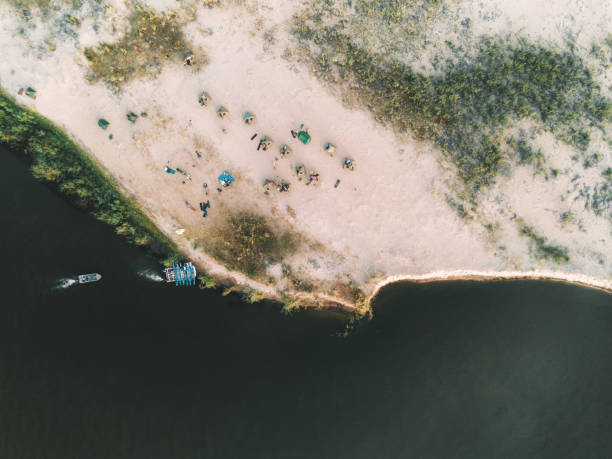 istock bush camping on zambezi river island 1269842584