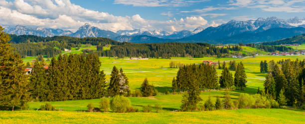 istock beautiful panoramic landscape in Bavaria 1269842689