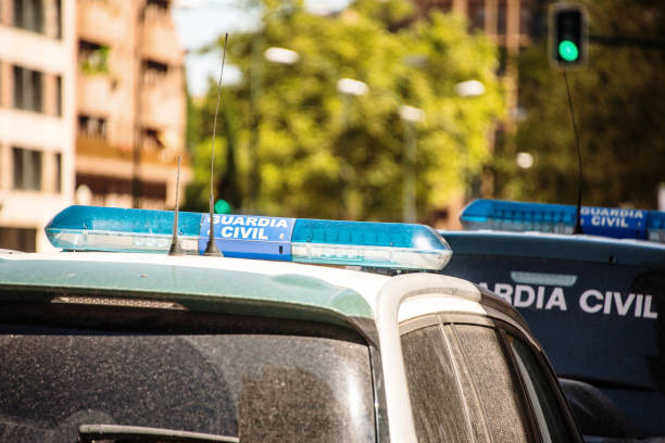 istock Spanish Guardia Civil cars 1269842925