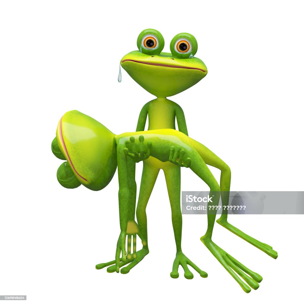 青蛙抱著死青蛙的3d 插圖照片檔及更多卡通照片- 卡通, 各種病症, 壁虎- iStock