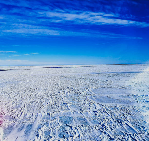 istock Seascape view from a transportation vessel 1269861515