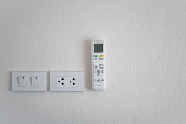 istock Remote control air conditioners that are mounted on the wall 1269863181