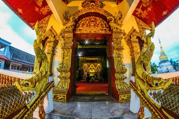 istock Wat in, chiangmai  Thailand 1269866641