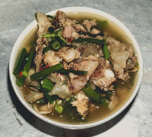 istock Spicy pork  soup thai food 1269868129