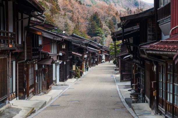 istock Narai-juku town, Kiso valley, Japan 1269875458
