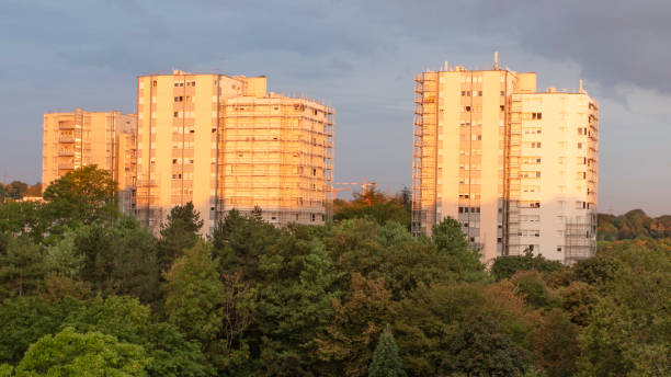 istock Residential tower architecture in France 1269876829