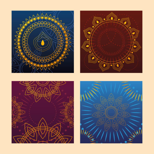 istock set of templates for cards, indian festival 1269879013