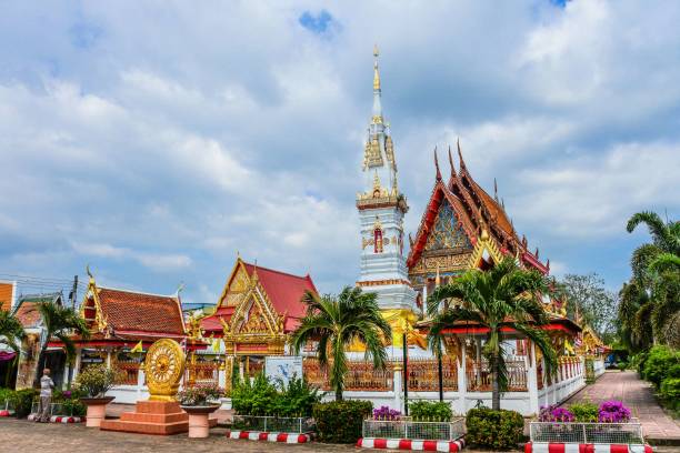 istock Thai chedi Phra That Anon at Wat Mahathat Temple, Yasothon,  Tha 1269880042