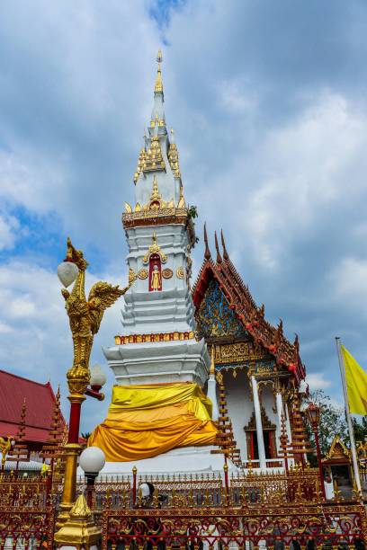 istock Thai chedi Phra That Anon at Wat Mahathat Temple, Yasothon,  Tha 1269880066