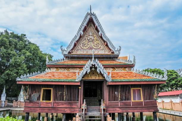 istock Thai chedi Phra That Anon at Wat Mahathat Temple, Yasothon,  Tha 1269880078