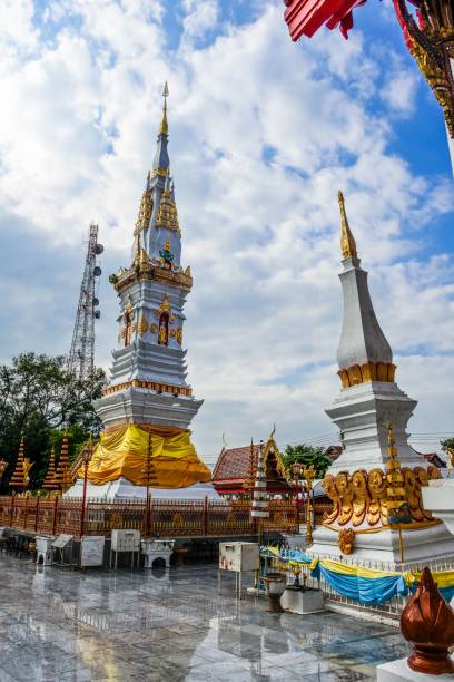 istock Thai chedi Phra That Anon at Wat Mahathat Temple, Yasothon,  Tha 1269880113