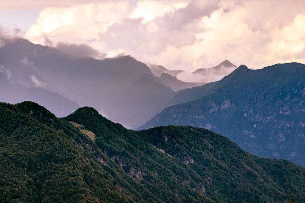 Sunset on the Italian Alps