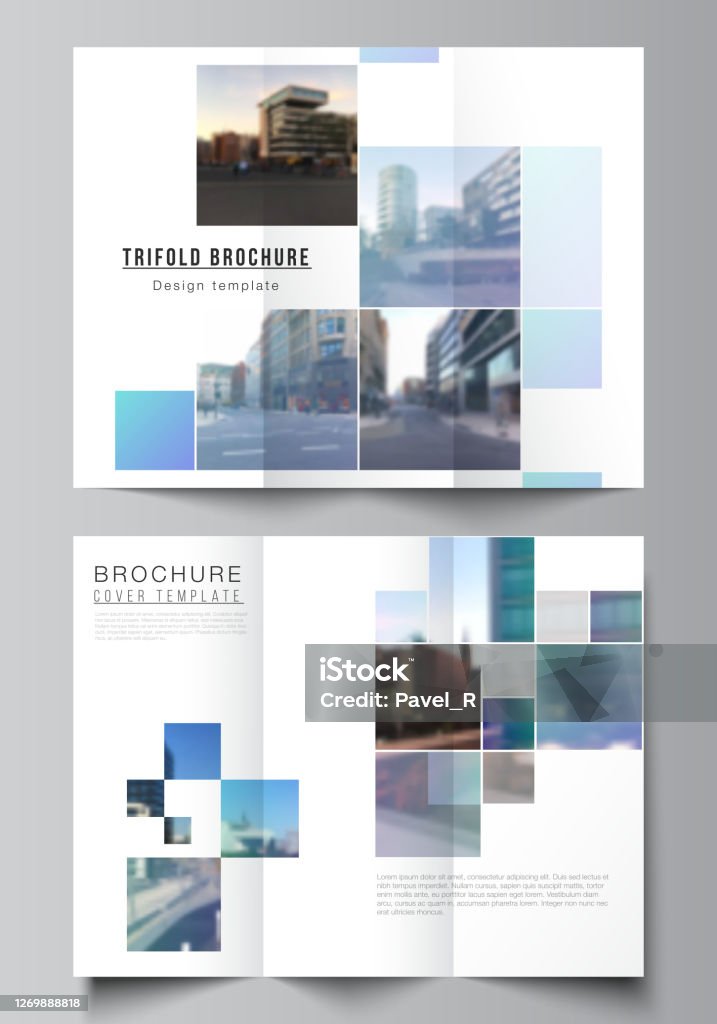Cover All Design/layout Vector Layouts Of Covers Design Templates For Trifold Brochure Flyer ...