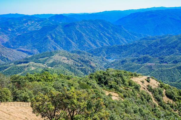 istock Doi Pui ko moutain view point at Mae Hong Son ,Thailand. 1269897945
