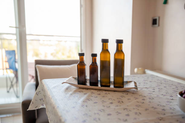 istock Vinegar and oil bottles 1269898244