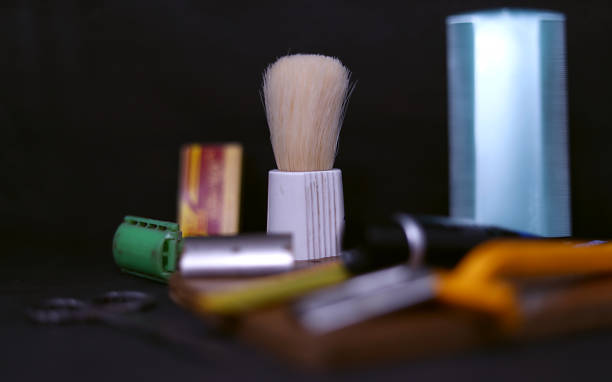 istock Barber Shop Tools And Equipment. Men's Grooming Tools 1269898414