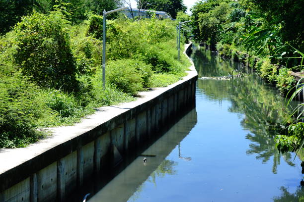 Household wastewater causes water pollution in large cities.