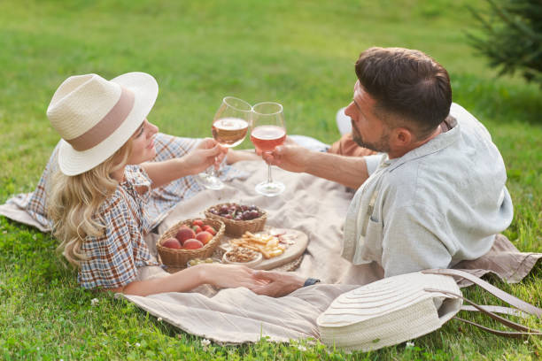istock Couple Enjoying Romantic Date Outdoors 1269900845