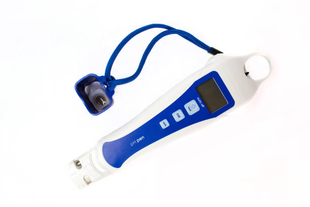 istock Closeup of a digital pH measuring device. Modern laboratory equipment. 1269902494
